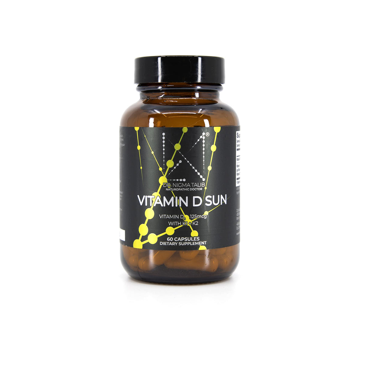 DR. NIGMA Vitamin D 5000 IU with K1 + K2 - 60 Capsules