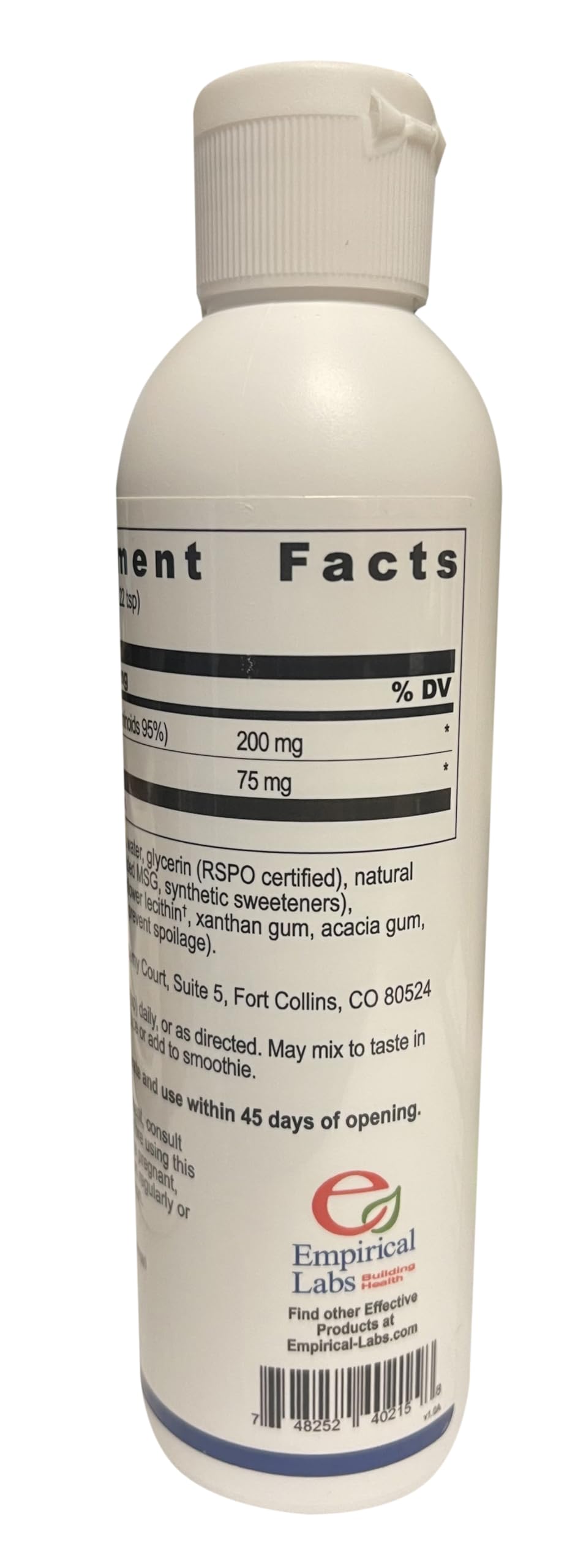 Empirical Labs Liposomal Curcumin Resveratrol Liquid - 6 fl.oz - image 3
