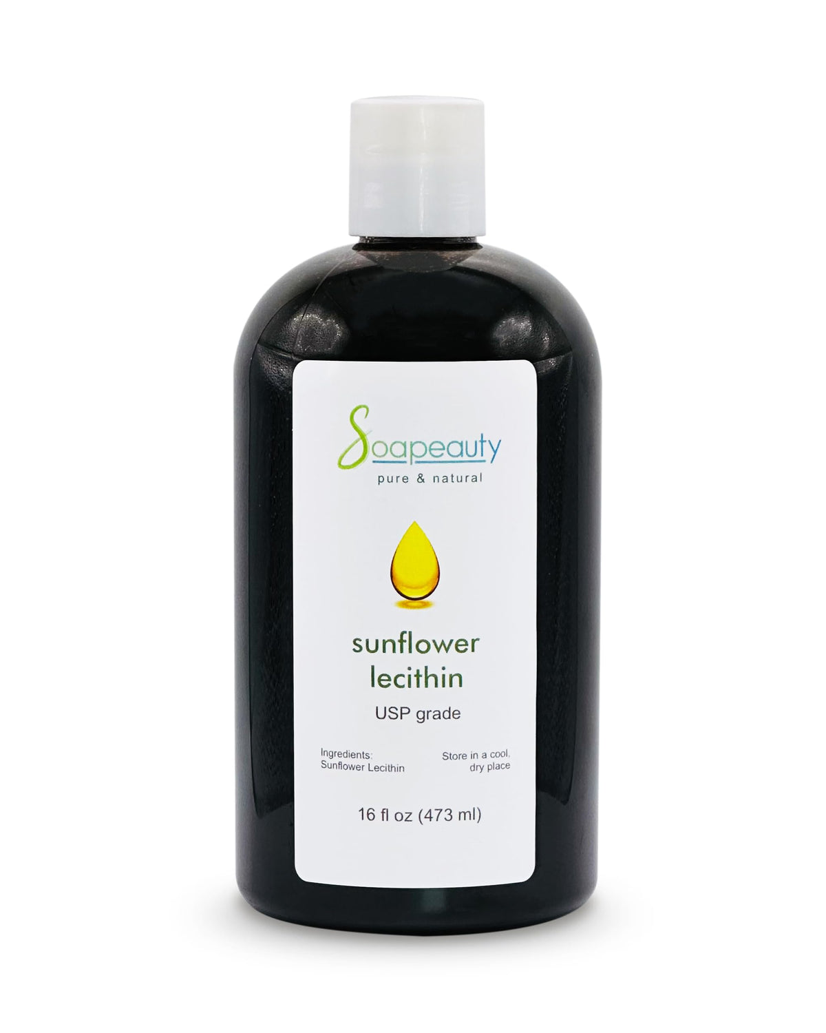 Soapeauty SUNFLOWER LECITHIN USP Grade Unbleached Fluid 100% Pure