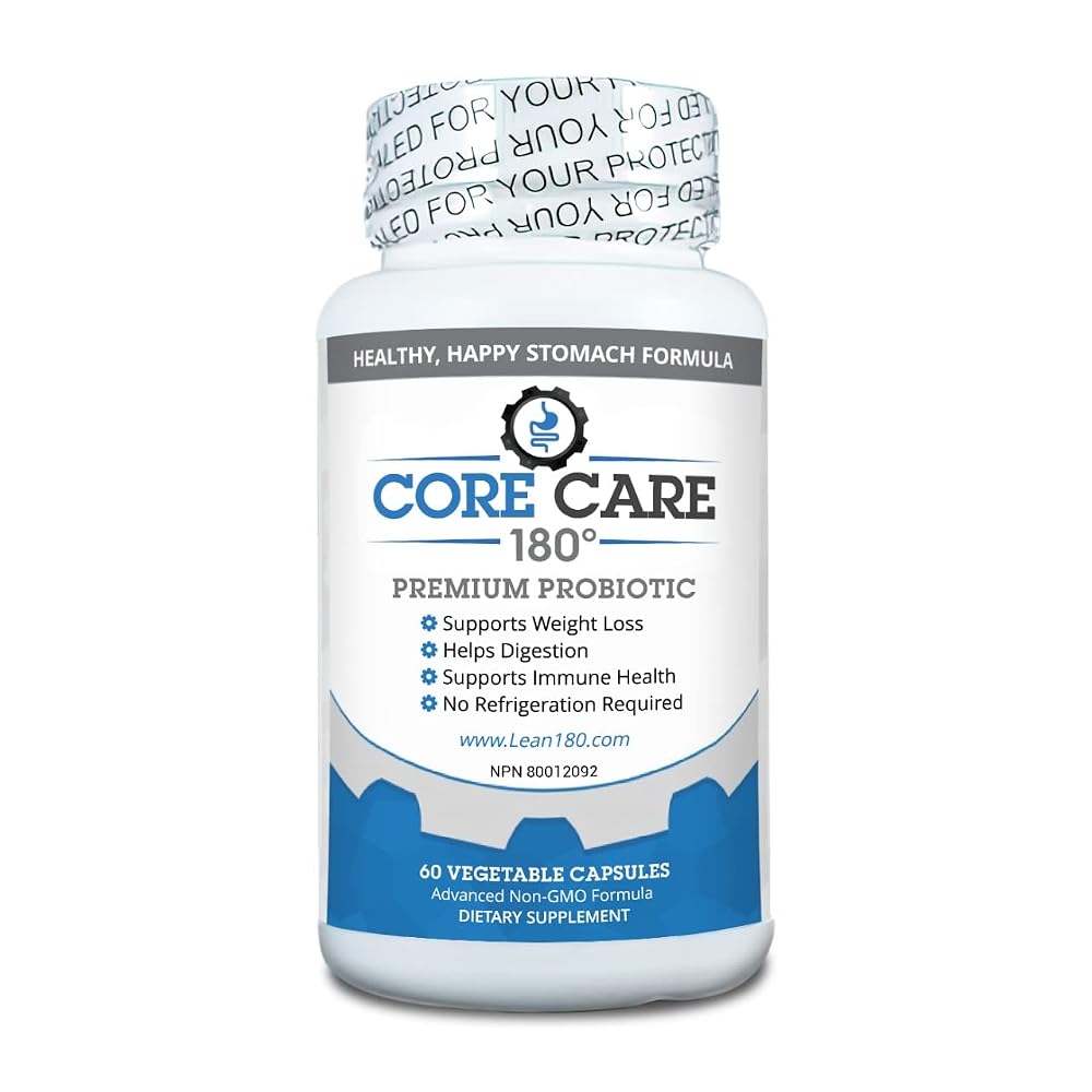 Lean 180 Core Care 180 Probiotic for Digestion - 30 Day Supply