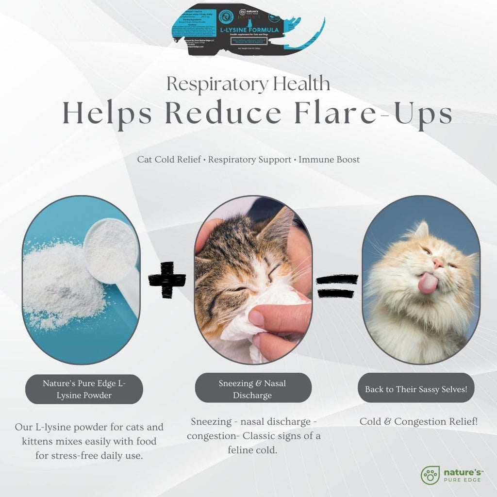 Nature's Pure Edge L-Lysine Powder for Cats - 125 Grams - image 3
