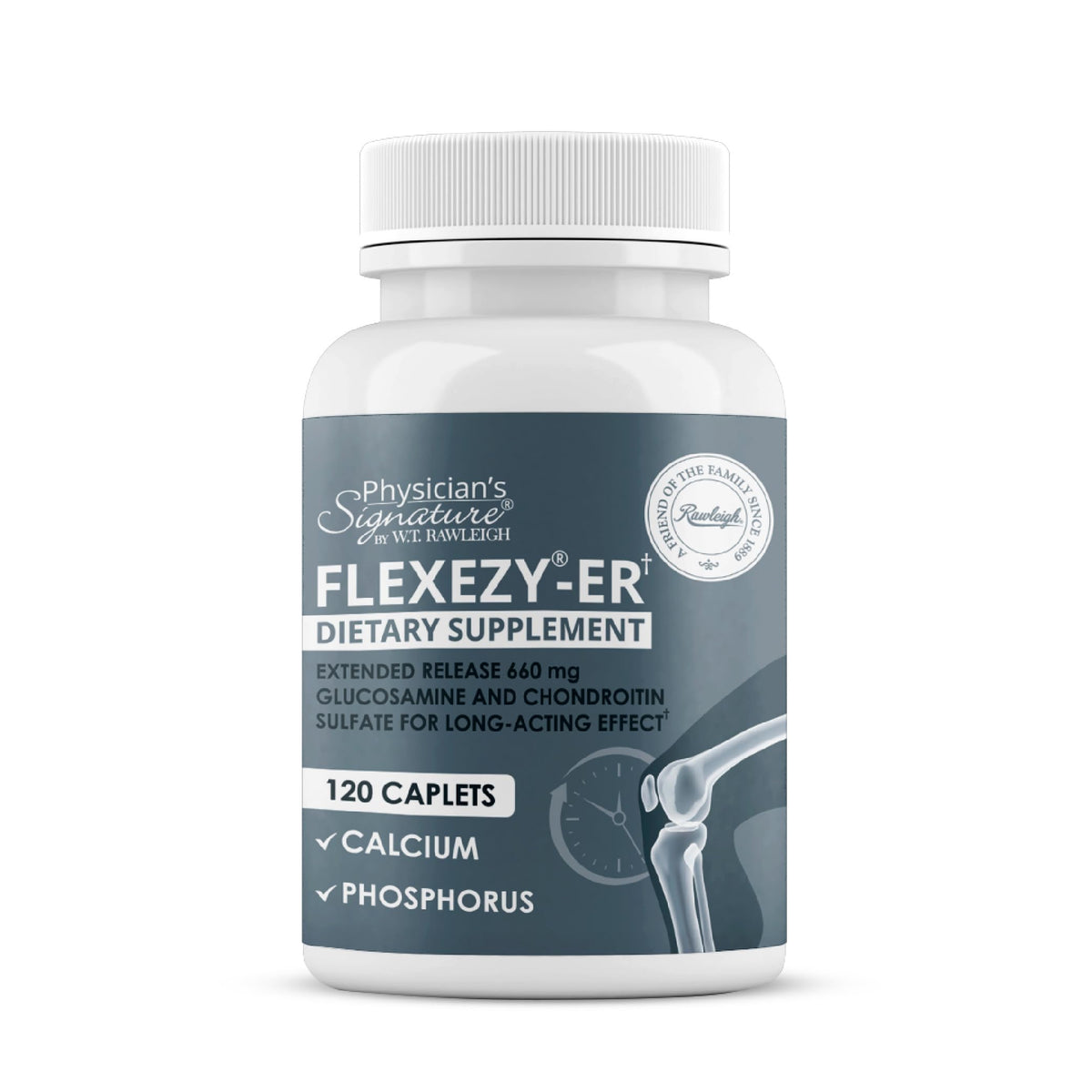 Rawleigh Flexezy-ER Glucosamine Chondroitin 24-Hour - 120 Caplets