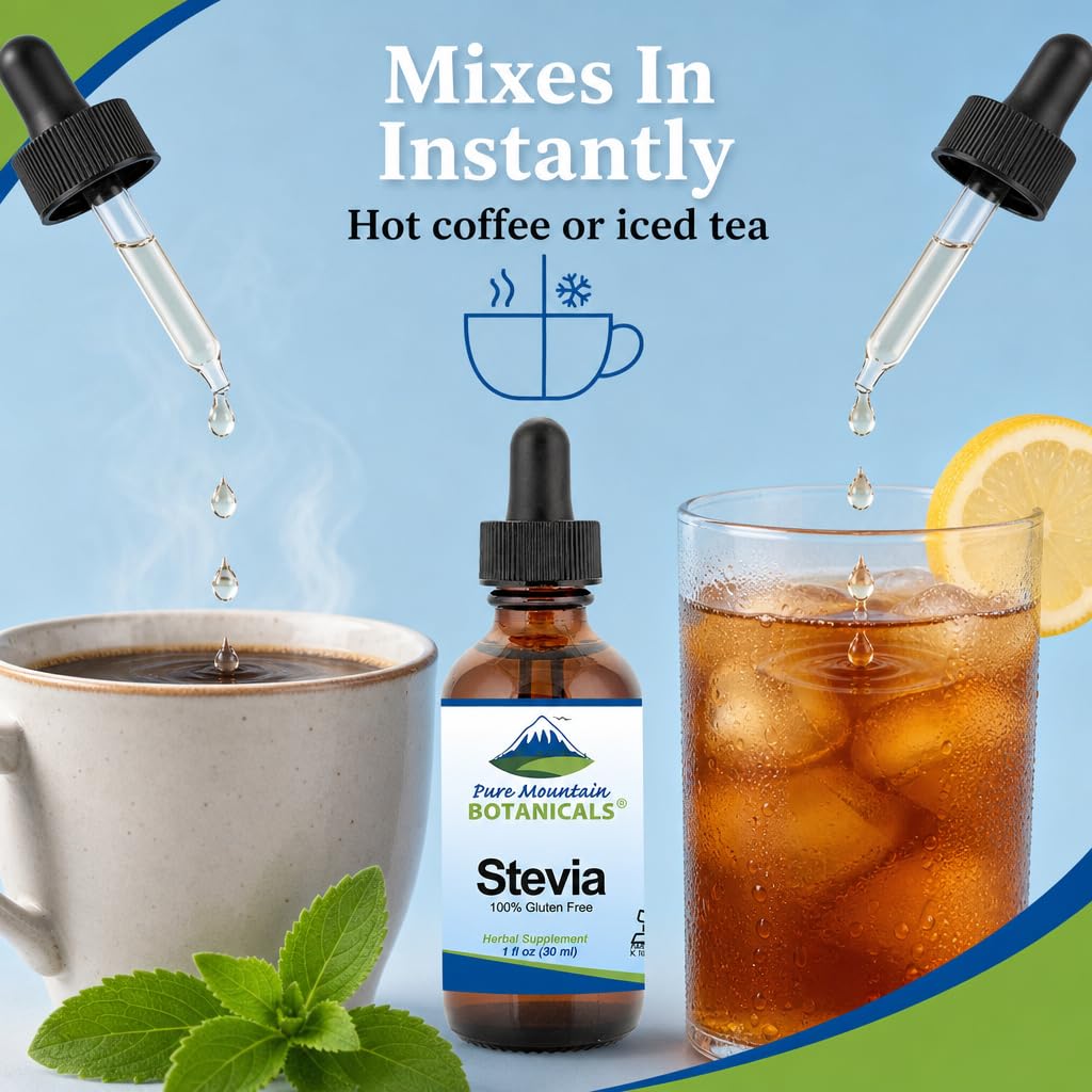 Pure Mountain Botanicals Liquid Stevia Drops