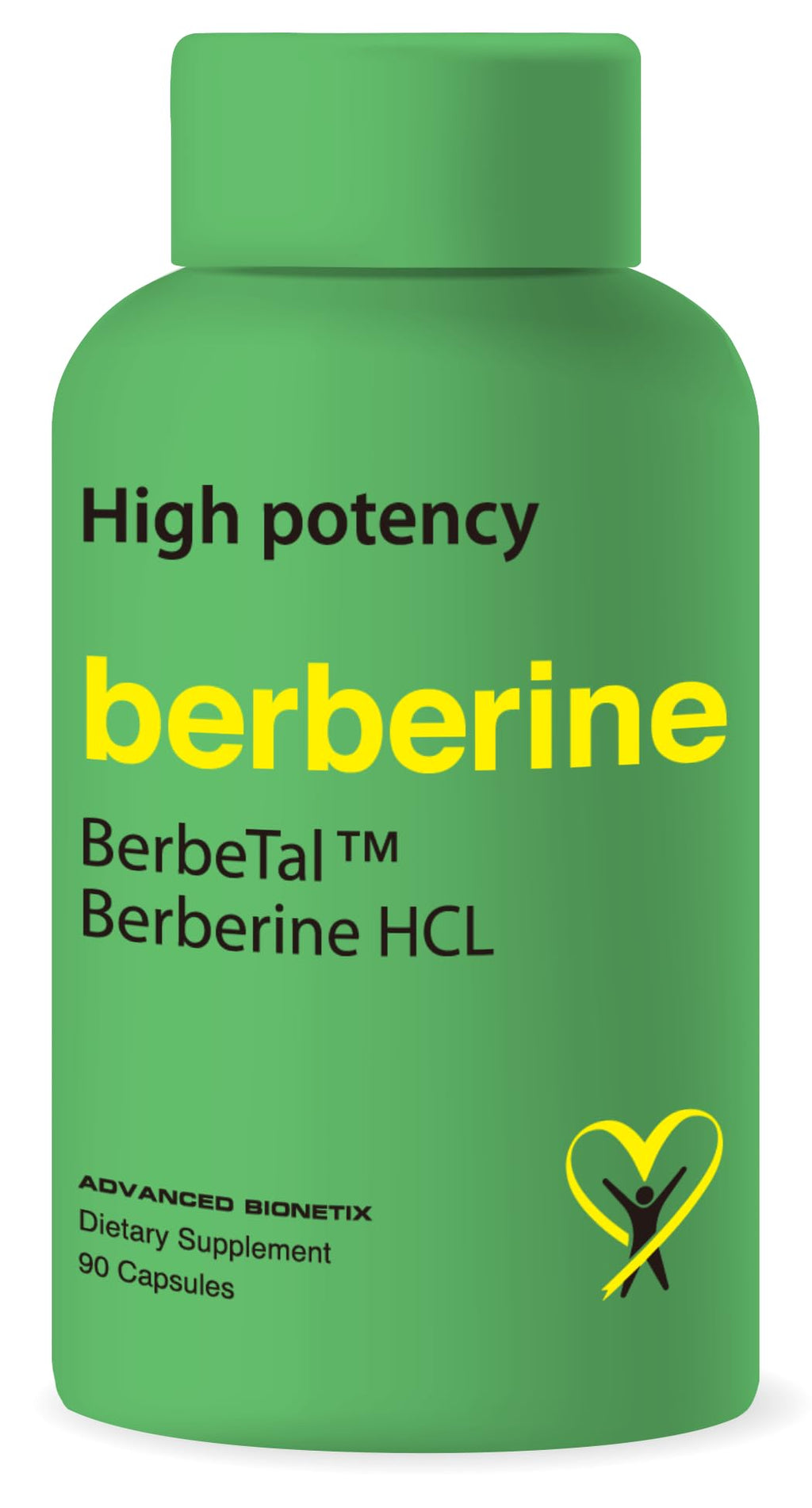Advanced Bionetix Berberine 1500mg Supplement - 90 Capsules
