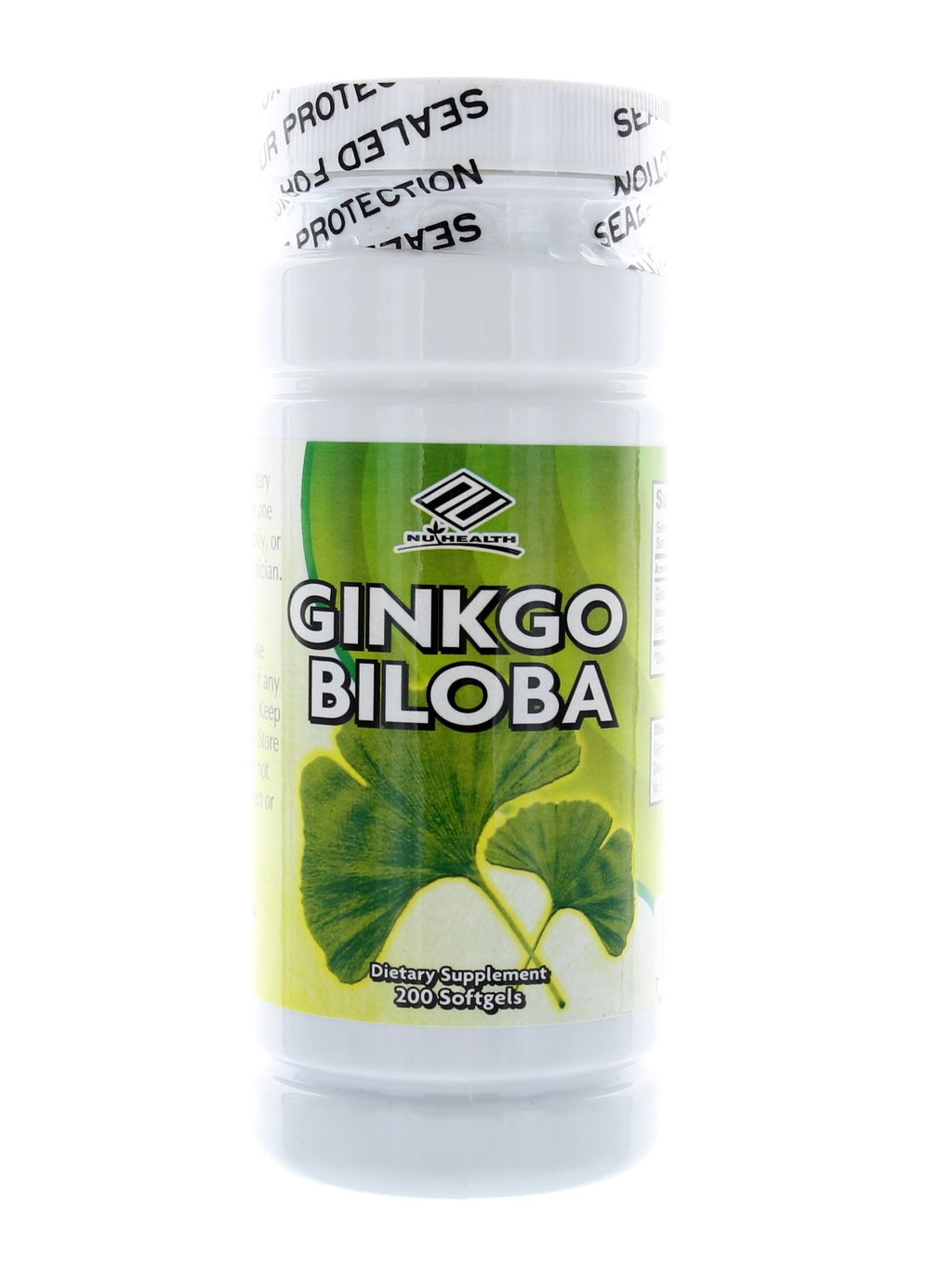 Nu-Health Ginkgo Biloba 60 mg - 200 Softgels