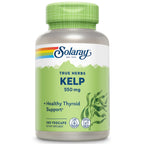 SOLARAY Kelp 550 mg for Thyroid Function & Energy - 180 Vegetarian Capsules