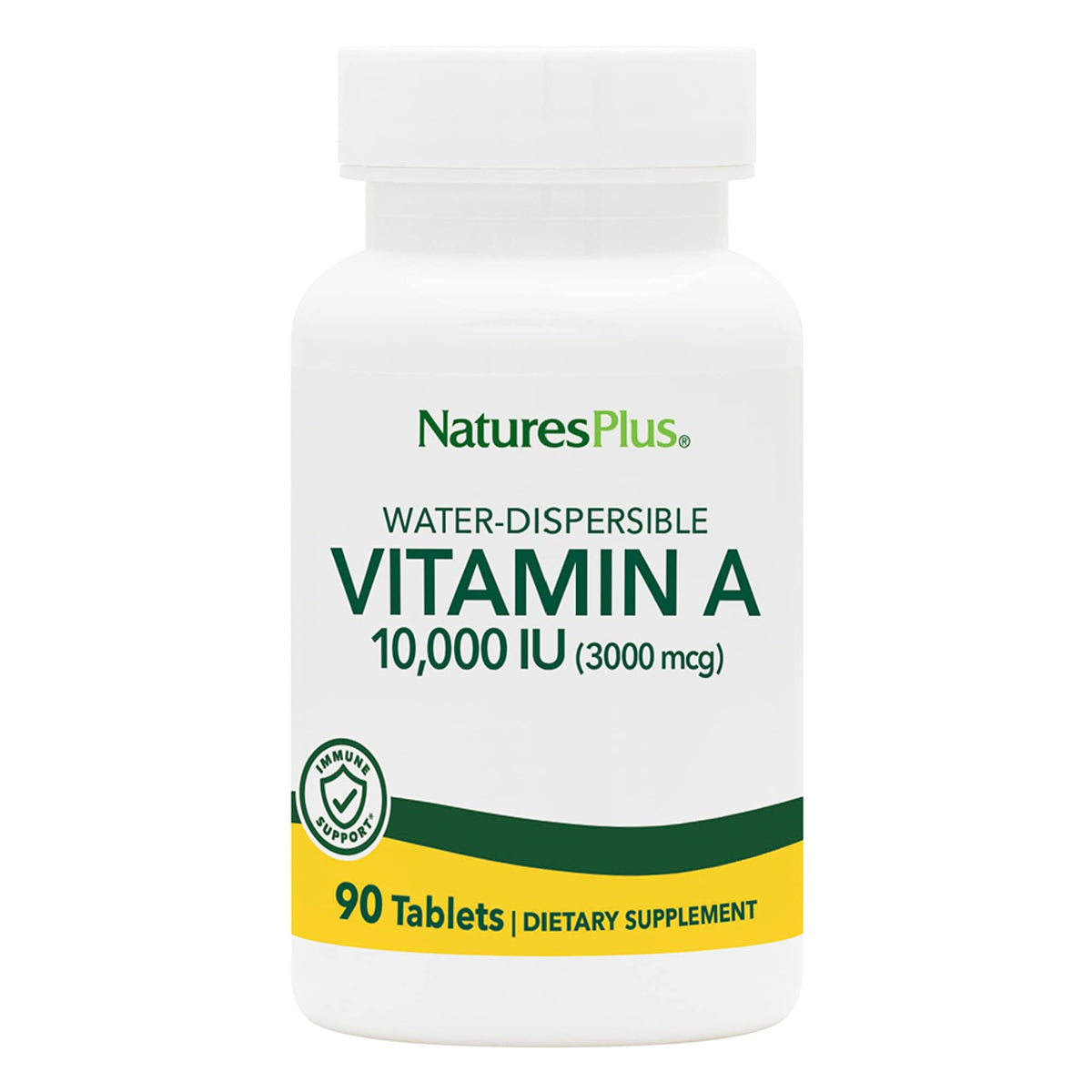NaturesPlus Vitamin A 10,000 IU - 90 Tablets