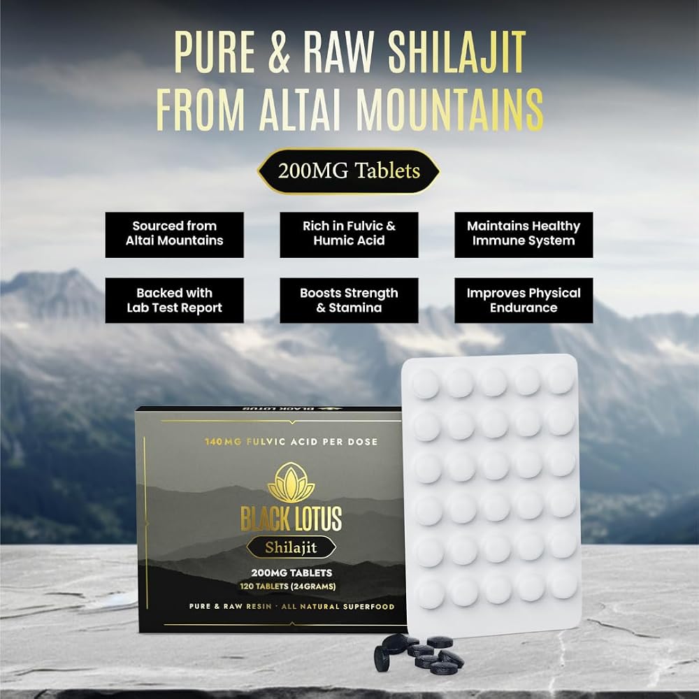Black Lotus Shilajit Shilajit Tablets - image 6