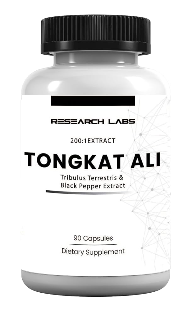 Research Labs Longjack Tongkat Ali Extract Capsules 200x Strength