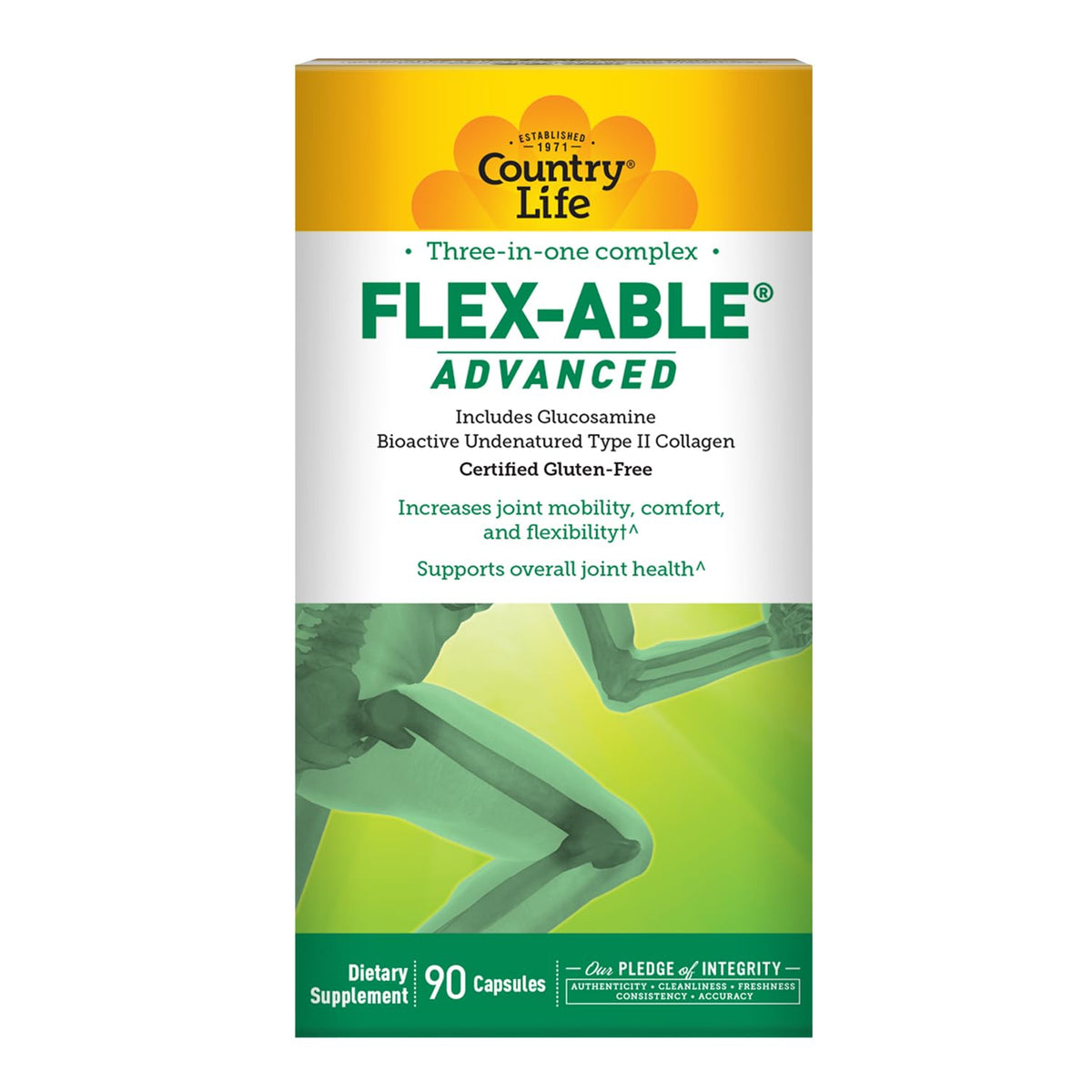 Country Life Flex-Able Advanced Joint Support - 90 Capsules