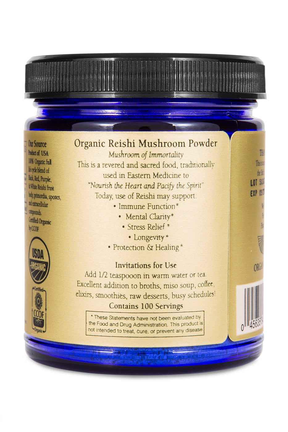 Sun Potion Reishi Mushroom Powder - 100g - image 2