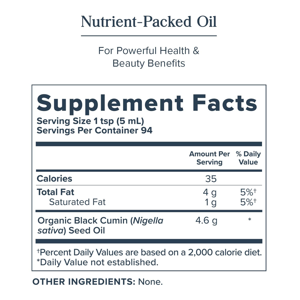 HERITAGE STORE USDA Organic Black Seed Oil, Cold Pressed, 16 fl oz - image 3
