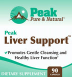 Peak Liver Support, Liver Cleanse & Detox with Milk Thistle, 30 - image 2