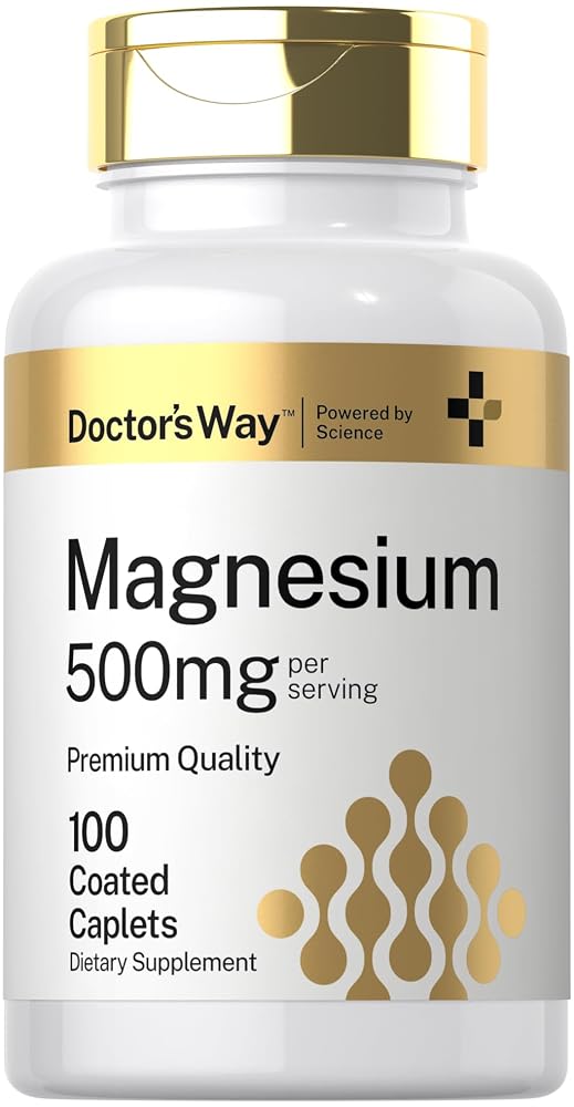 Doctor's Way Magnesium Supplement 500mg - 100 Caplets