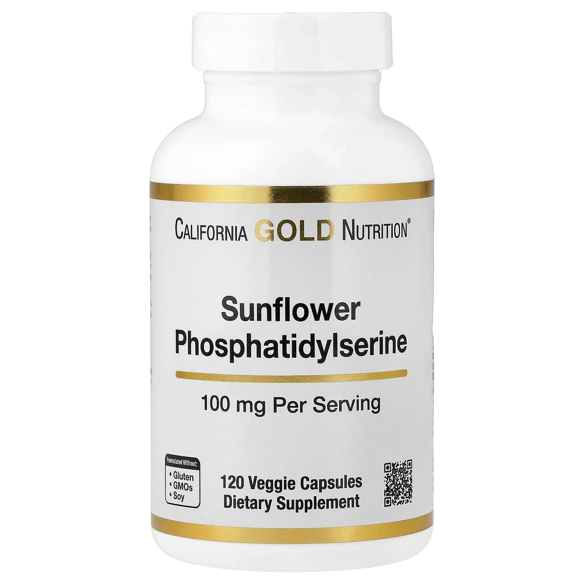 Lake Avenue Sunflower Phosphatidylserine 100 mg - 120 Vegetarian Capsules