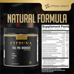 Citruna Fuel Pre Workout Mix Energy Supplement - 30 Servings - image 2