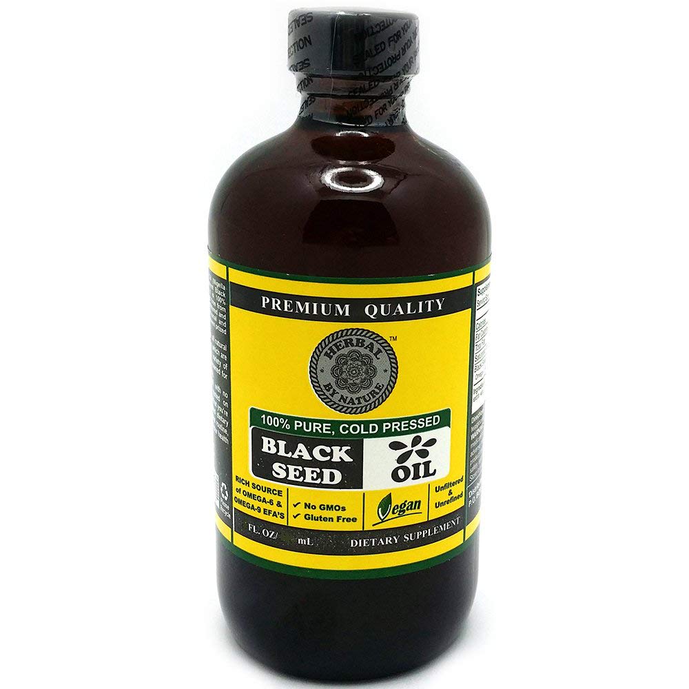 Organic Herbs Black Seed Oil Cold Pressed - 4 Fl Oz
