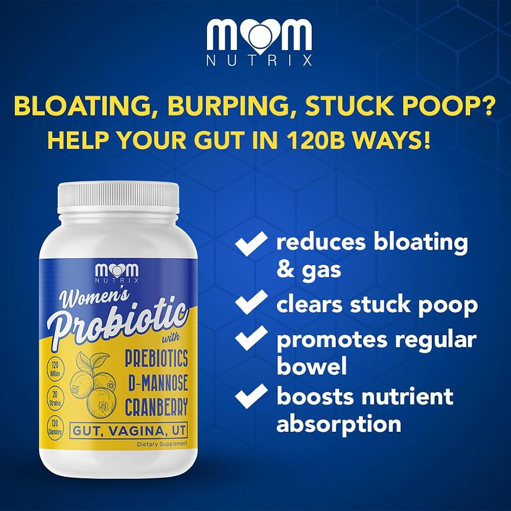 MOM NUTRIX Probiotic for Women - 120 Capsules - image 4