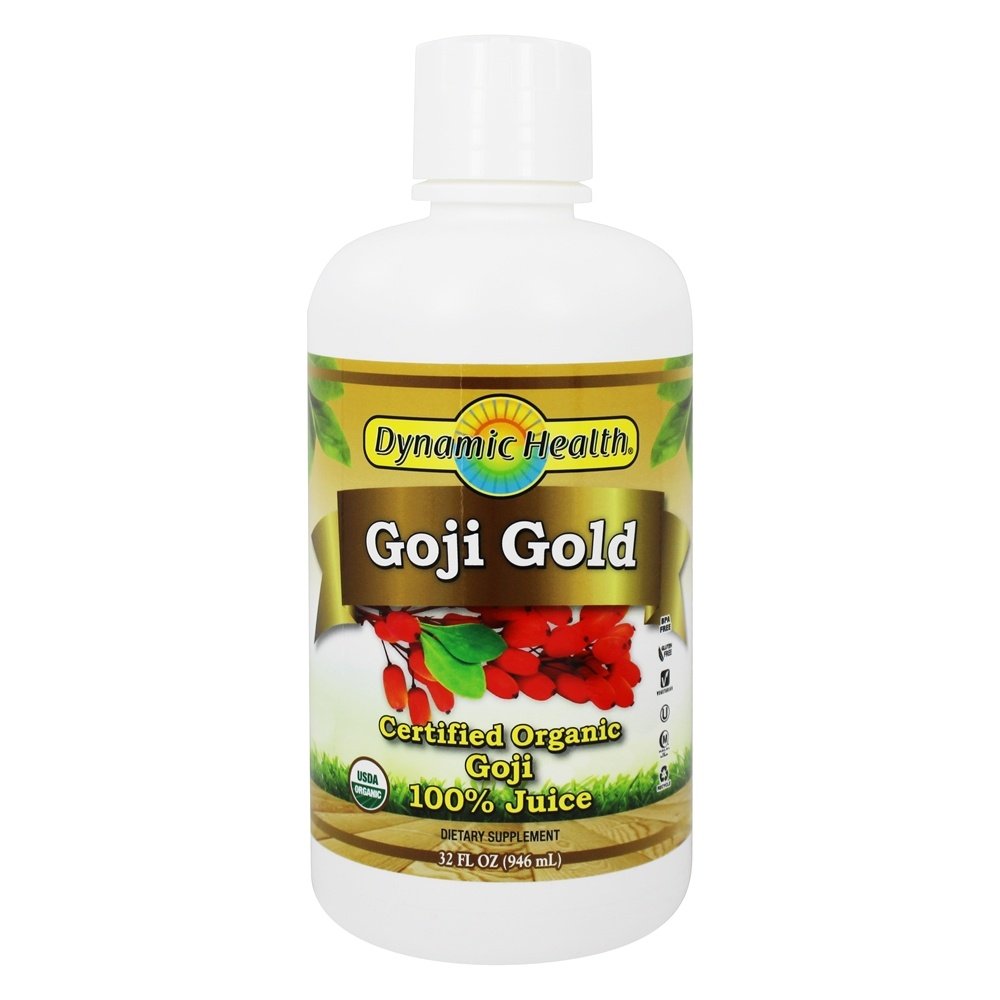 Dynamic Health Goji Gold Juice Certified Organic - 32 Fl Oz