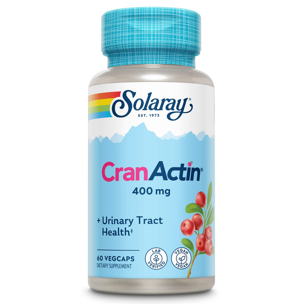 SOLARAY CranActin Cranberry Extract 400 mg