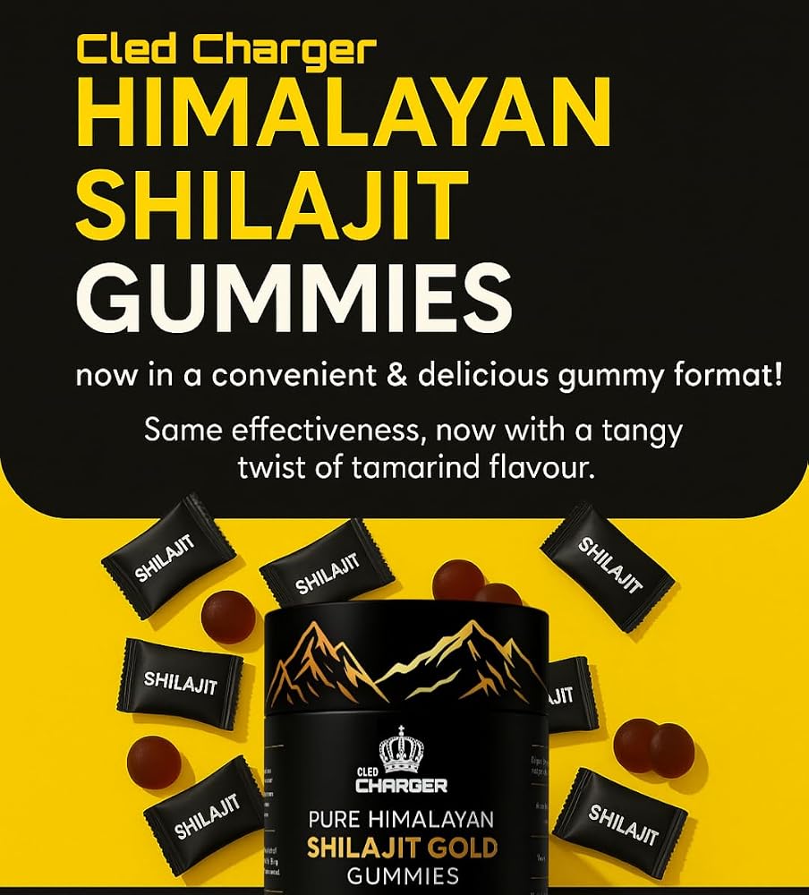 Cled Charger Shilajit Gummies with Ashwagandha & Gokshura - 60 Gummies - image 3