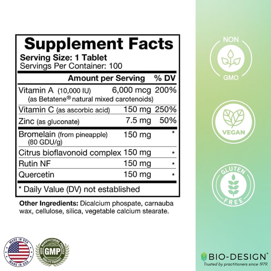 Bio-Design Super Immune Complete Immune Support - 100 Tablets - image 3