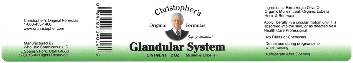 Christopher's Original Formulas Glandular System Ointment - 2 oz - image 3