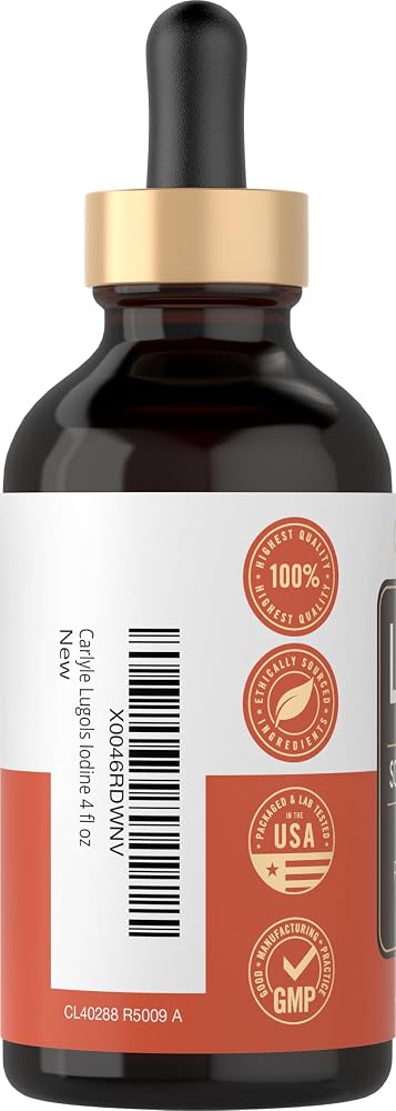 Carlyle Lugol's Iodine 2% Liquid - 4 fl oz - image 3