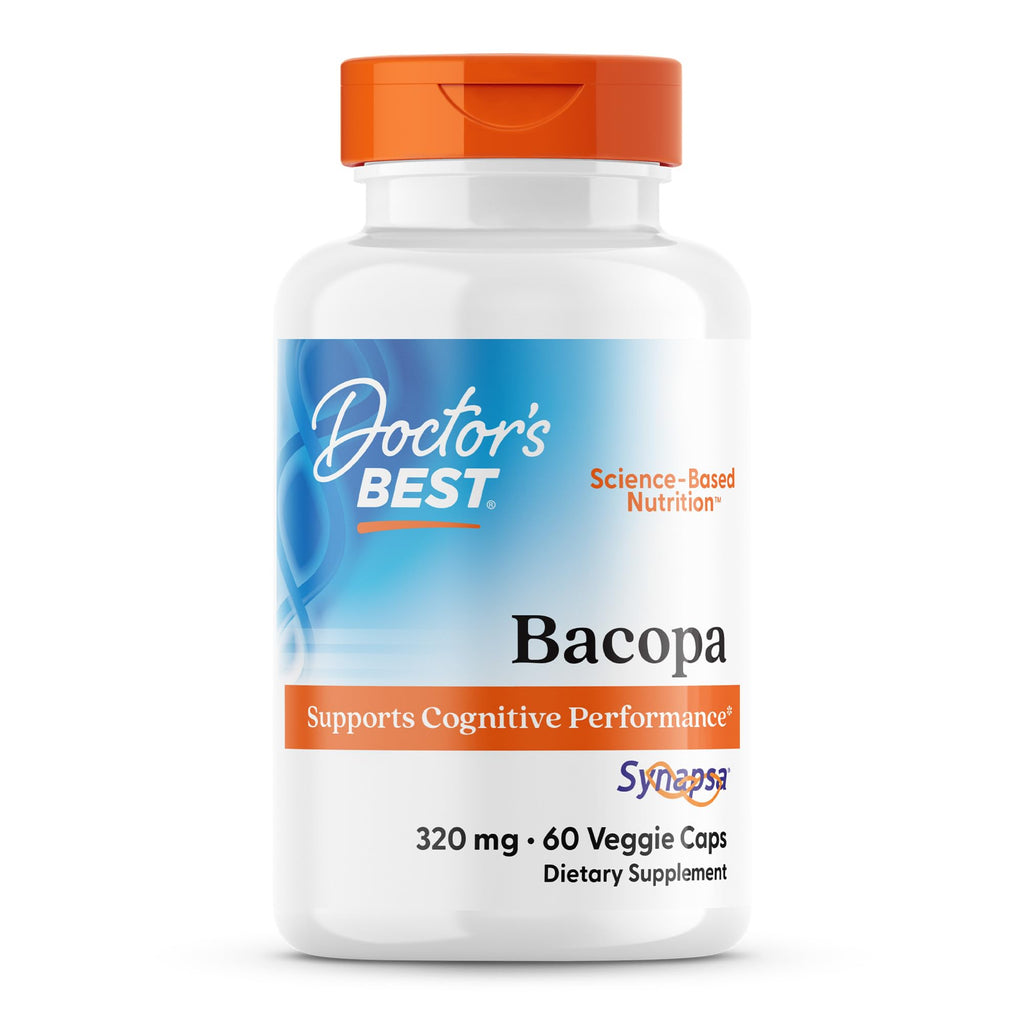 Doctor's BEST Bacopa Monnieri Memory & Focus Support - 60 Vegetarian Capsules