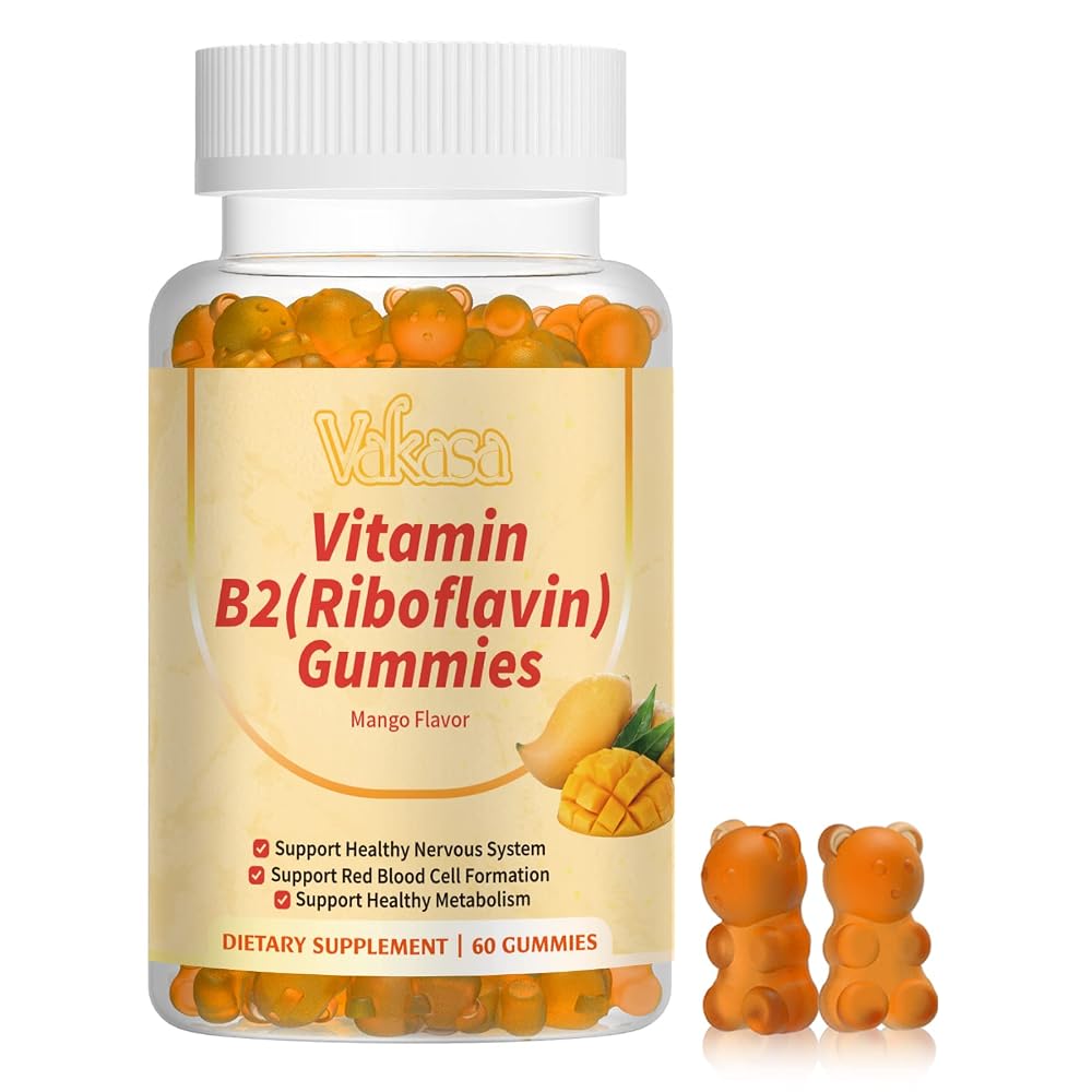 Vakasa Vitamin B2 Gummies Immune Support 400mg - 60 Gummies