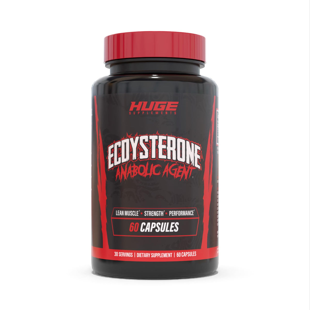 Huge Supplements Ecdysterone 1000mg Natural Muscle Builder - 60 Capsules