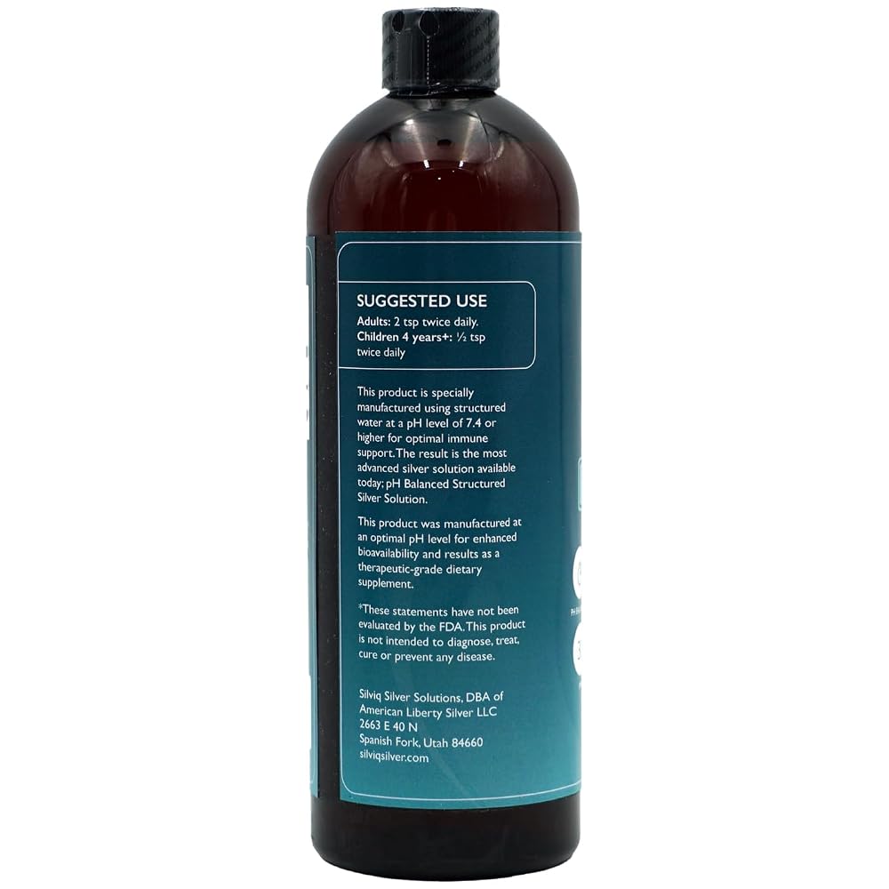 SILVIQ Structured Silver Water 30PPM Immune Support - 16 Fl Oz - image 3