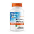 Doctor's BEST Fully Active Vitamin B Complex - 30 Vegetarian Capsules