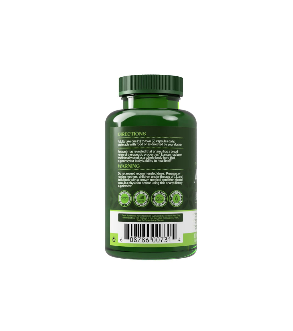 Earth's Creation Anamu 1250mg Organically Grown - 100 Capsules - image 3