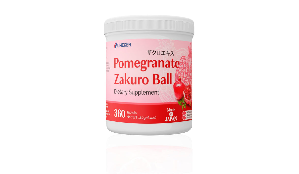 Umeken Pomegranate Balls Chewable Supplement - 360 Count