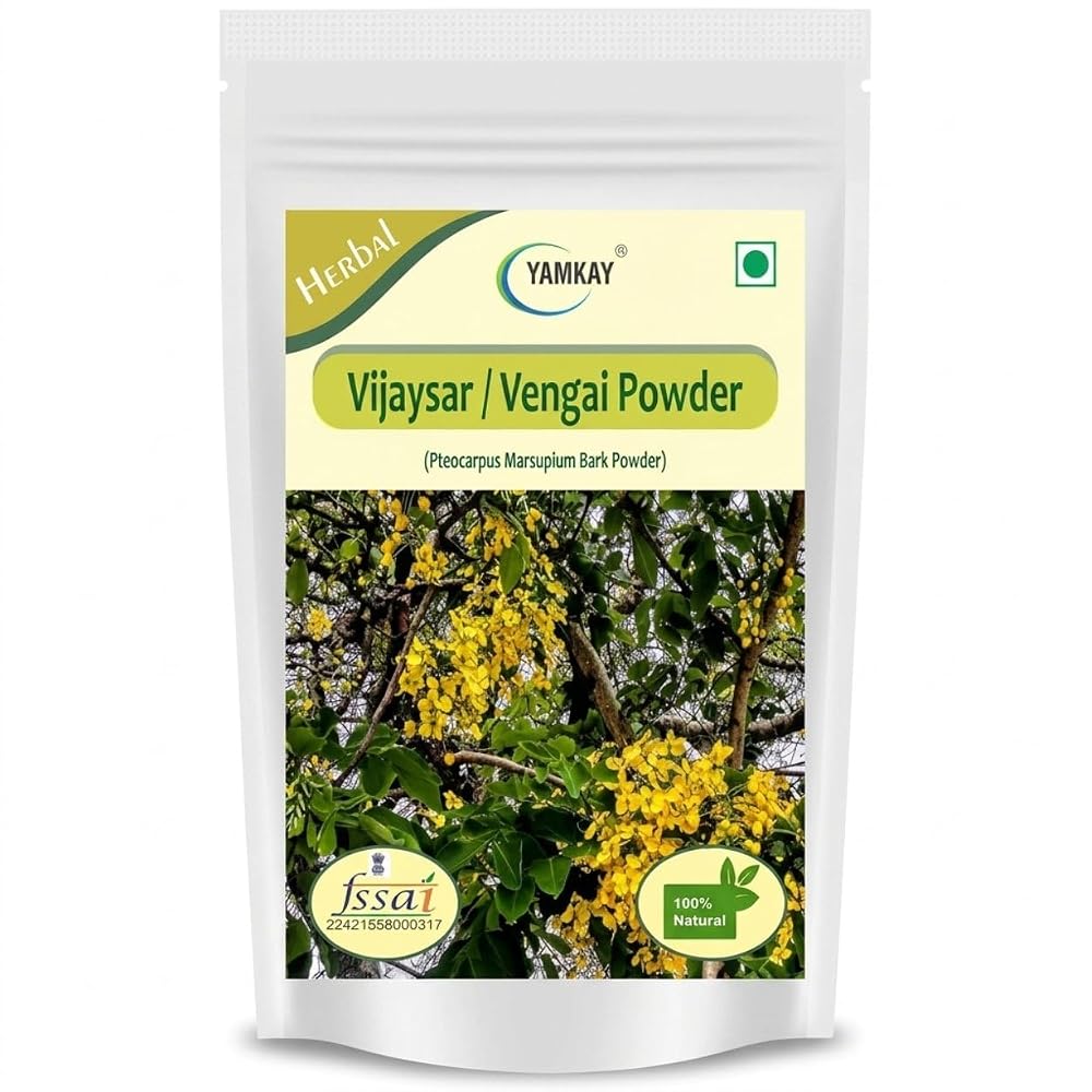 YAMKAY Vijaysar Vengai Bark Powder - 300 GM