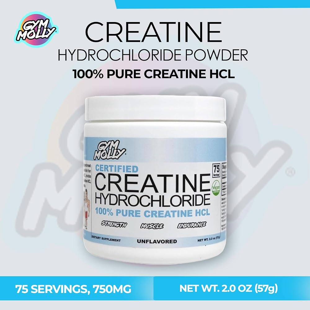 Gym Molly Creatine Hydrochloride Powder - 1.98 oz - image 2