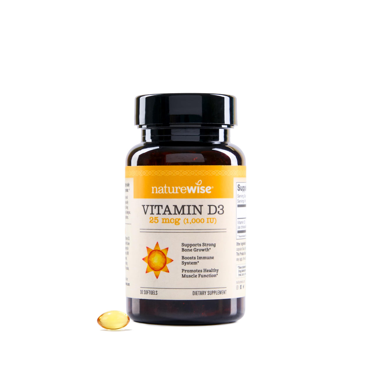 NatureWise Vitamin D3 Supplement, Immune Support