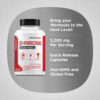 Piping Rock D-Ribose 3200mg - 120 Capsules - image 4