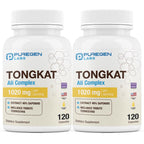 Puregen Labs Tongkat Ali Extract 200:1 Men's Health Support - 240 Capsules
