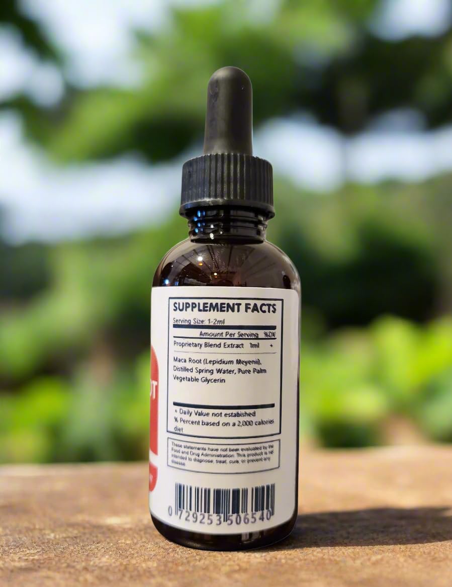 Herbal Island Maca Root Extract 10:1 Tincture - 1 fl oz - image 2