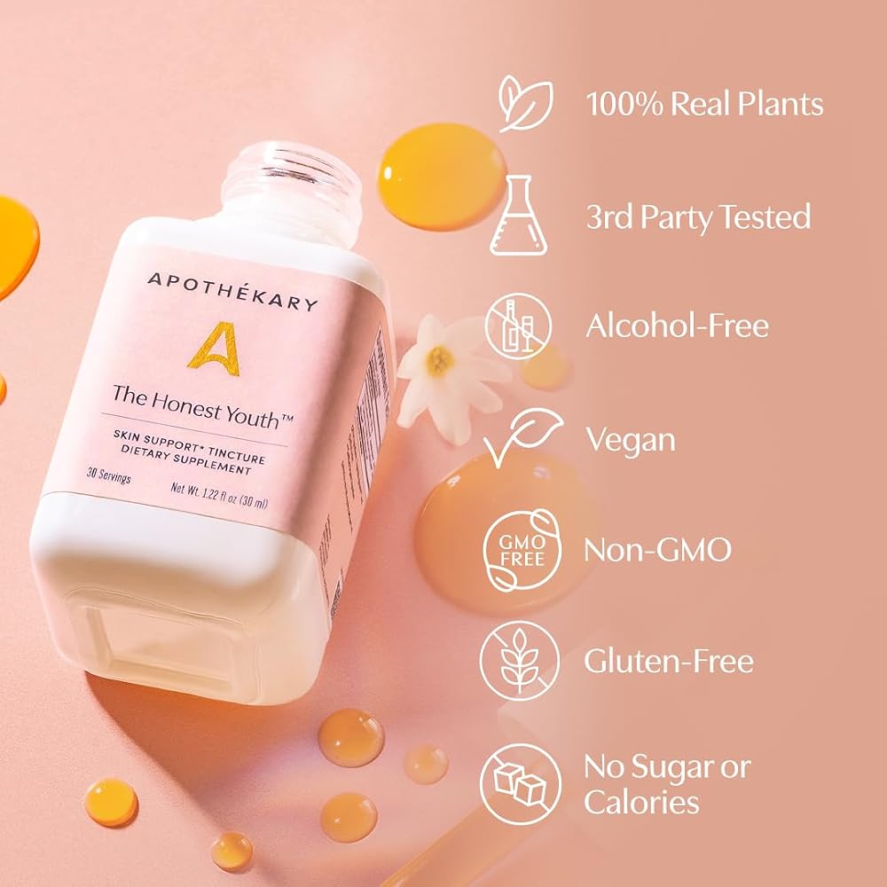 Apothékary The Honest Youth Collagen & Skin Support Herbal Liquid Drops - 30ml - image 5