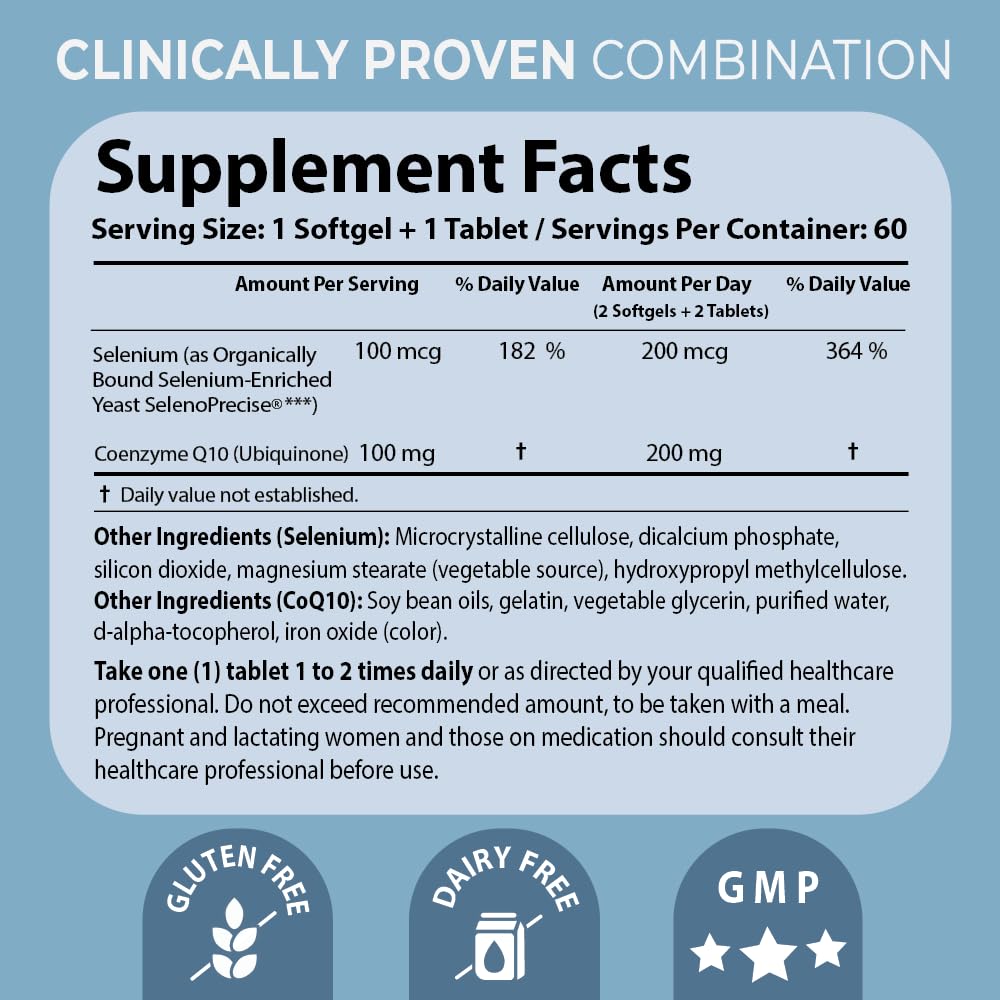 Pharma Nord Bio-SelenoQ10 CoQ10 & Selenium Cellular Energy Support - 120 Count - image 2