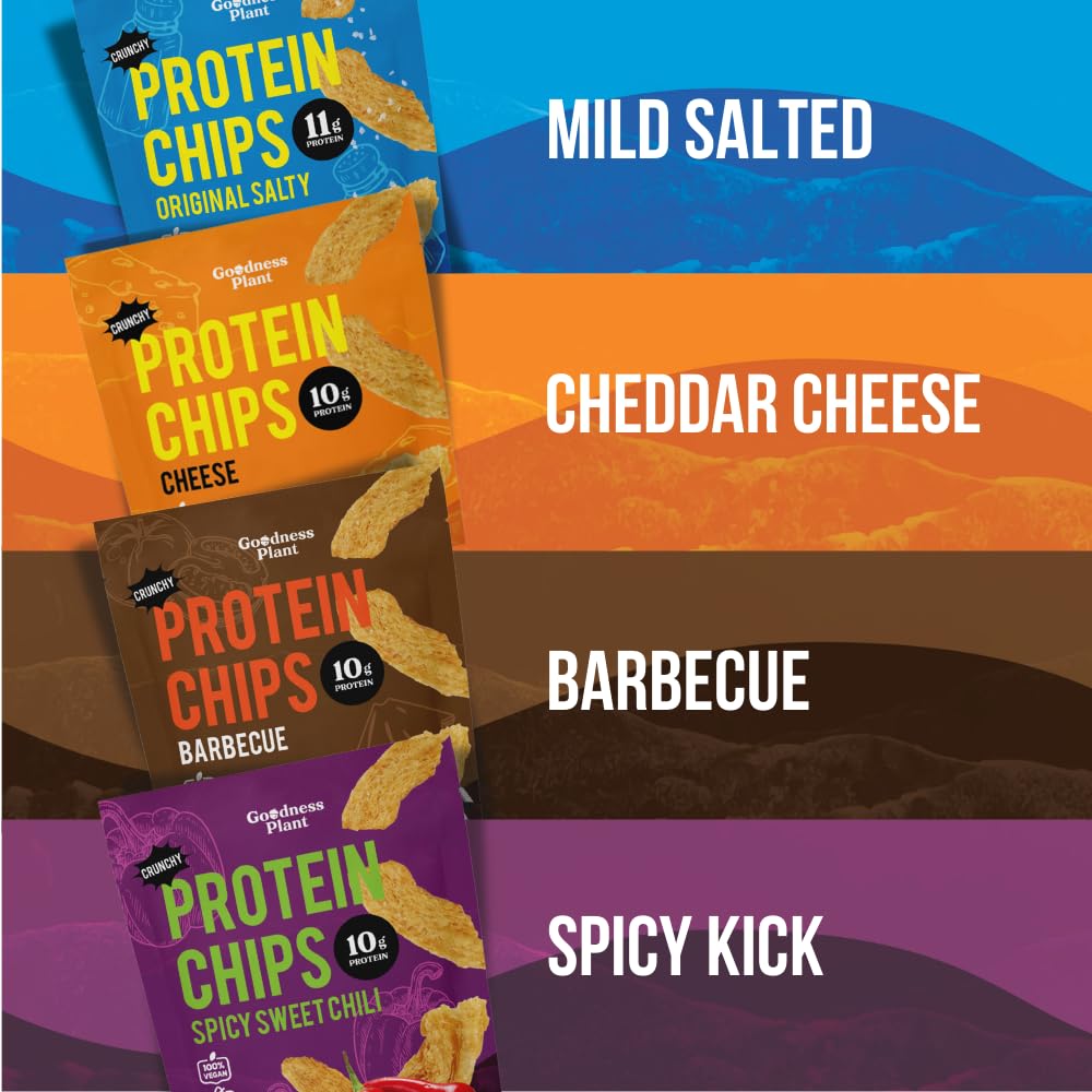 Goodness Plant Crunchy Protein Chips Sample Pack - 4.2 oz - image 5
