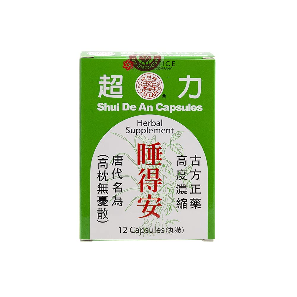 Solstice Medicine Company Shui De An Herbal Sleep Support - 12 Capsules