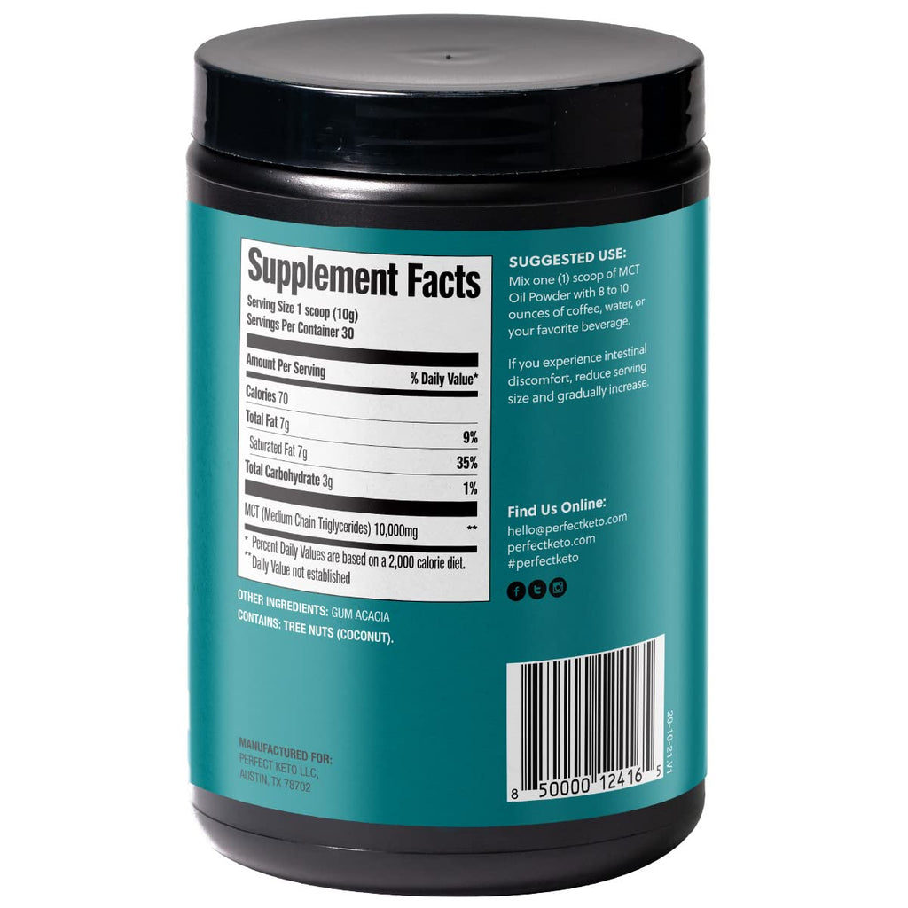 Perfect Keto MCT Oil Powder