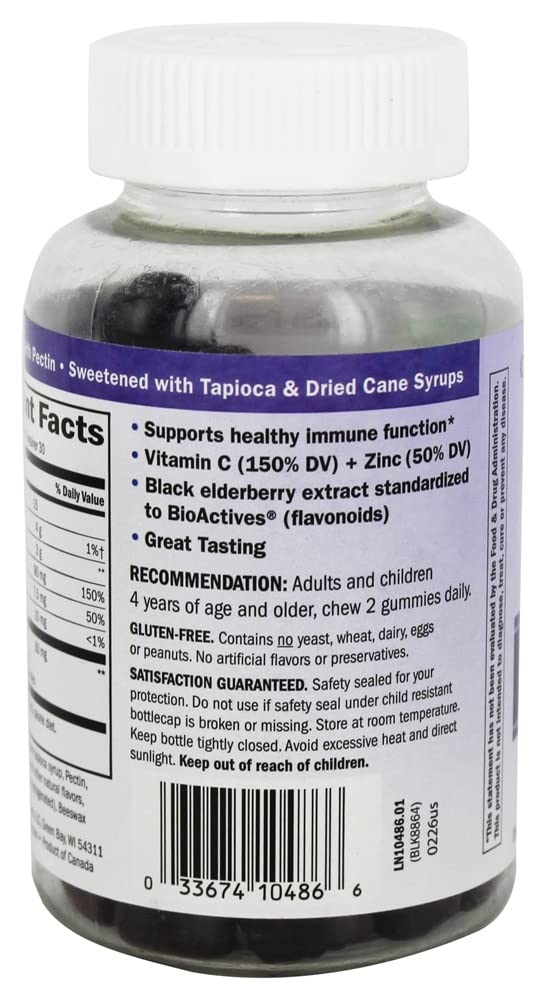 Nature's Way Sambucus Gummies Immune Support - 60 Count - image 3