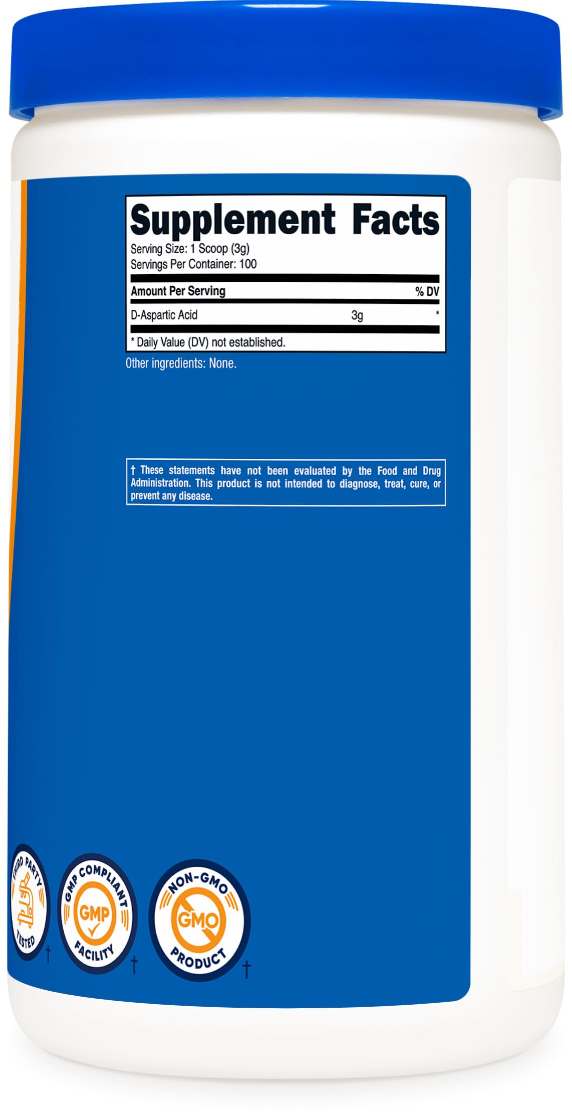 Nutricost D-Aspartic Acid Powder - 300g - image 5