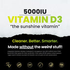 SmarterVitamins Vitamin D3 5000 IU with Avocado Oil - 270 Softgels - image 2