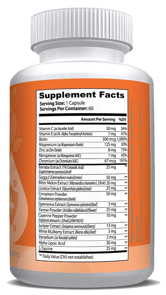 ENP Glucose Success with Cinnamon & Gymnema - 60 Capsules - image 5